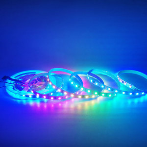 Ws2811 12V 24V <span class=keywords><strong>LED</strong></span> Strip rgbic địa chỉ pixel <span class=keywords><strong>30</strong></span> 60 108led/M độ sáng cao lập trình 10 mét chiều rộng IP20 IP65 5050 SMD ánh sáng - Product Image 3