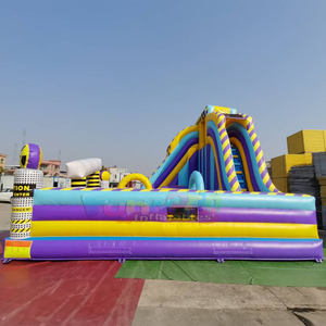 Parque de atracciones inflable grande al aire libre, parque de diversiones inflable Dr. Science Toxic Fun City - Product Image 2