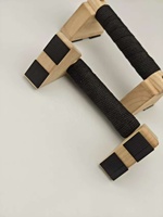 Poignée de support de barre en bois poignées de pompes accessoires de gymnastique d'exercice à domicile équipement de calisthénie