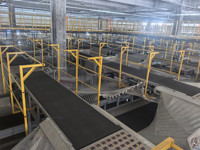Cinta Transportadora para Clasificación de Paquetes Logísticos, Ancho Personalizado para Centro de Distribución de Almacenes de Comercio Electrónico