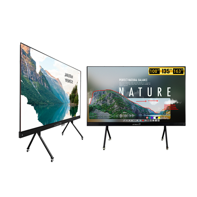 4K Ultra-thin 135-inch Small Spacing Touch Screen Interactive Whiteboard Large Conference Monitoring Interactive Flat Panel