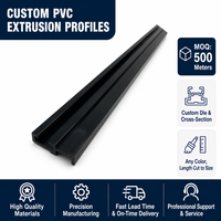 Profilé de haute qualité en plastique extrudé personnalisé Profilé de fenêtre linéaire UPVC Cadre de porte coulissante