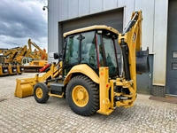 Mini chargeuse sur pneus Caterpillar 424 d'occasion avec composants principaux Moteur de boîte de vitesses; Lancement de la chargeuse-pelleteuse
