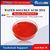 Rouge acide 18 colorants azoïques acides SR1610-2 rouge Ranbar