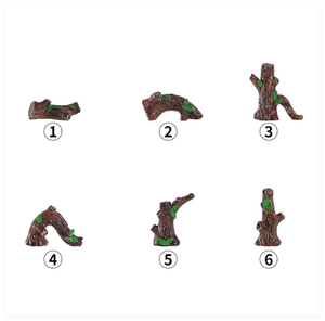 Decoración Moderna <span class=keywords><strong>para</strong></span> el Hogar, Mini <span class=keywords><strong>Jardín</strong></span> de Resina, Letrero de Bienvenida, Valla, Tronco de Árbol, Flecha, Señal de Carretera, Lindas Mini Figuras, Amor de Hadas - Product Image 3