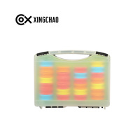 Ensemble de bobines en mousse EVA colorées personnalisables pour la pêche à la carpe, avec boîte de rangement pour lignes principales et leaders, et kit Chod Zig Rig
