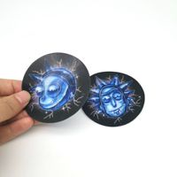 Étiquette en rouleau 3D en silicone gaufré TPU écologique à transfert thermique haute fréquence pour vêtements, chaussettes, vestes, chapeaux, coupée à chaud