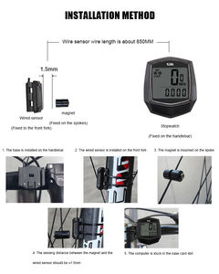 <span class=keywords><strong>Compteur</strong></span> de vitesse filaire pour vélo de route, accessoires de vélo de montagne, équipement de cyclisme en gros - Product Image 6