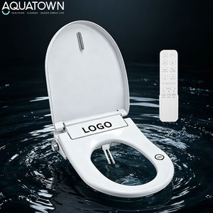 Siège de bidet intelligent chauffant en forme de U, à lavage automatique, pour salle de bain de luxe, <span class=keywords><strong>prix</strong></span> de gros - Product Image 1