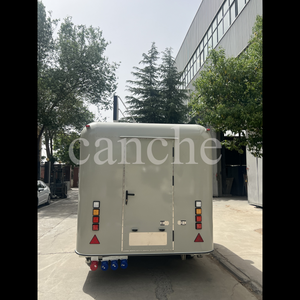 Camión de comida móvil Concesión Carrito de comida callejera Carritos de café Cocina móvil Remolque de caballos Camión de helados Bar móvil Remolque de comida - Product Image 4