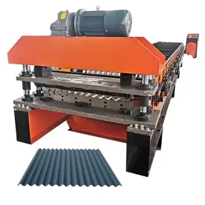 Ppgi Roof And Wall Panel Sheet Corrugated Roll Forming Machine In India