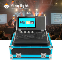 Console d'éclairage professionnelle DMX King Kong 1616 système Linux contrôleur d'éclairage Dj avec étui de vol