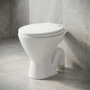 โถสุขภัณฑ์เซรามิกแบบอินเดีย EWC ระบบ Washdown แบบตั้งพื้น - Product Image 3