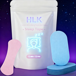 Bandes nasales faciles à respirer extra fortes au parfum personnalisé HLK hypoallergéniques bandes de sommeil anti-ronflement bande buccale et bandes nasales - Product Image 1
