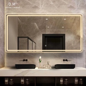 Modern Anti-Fog LED Bathroom Mirror with <strong>Light</strong> Smart Touch Screen Wall-Mounted Toilet <strong>Light</strong>-Up Mirror Bath Mirror - Product Image 2