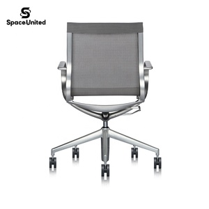 <span class=keywords><strong>Silla</strong></span> de <span class=keywords><strong>Oficina</strong></span> Moderna de Lujo SpaceUnited, <span class=keywords><strong>Silla</strong></span> Giratoria de <span class=keywords><strong>Malla</strong></span> de Dos Tonos de Nailon con Respaldo Medio, <span class=keywords><strong>Silla</strong></span> de Trabajo para Empleados de <span class=keywords><strong>Oficina</strong></span> - Product Image 6