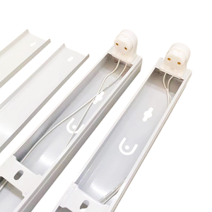 Vente en gros de luminaires à <span class=keywords><strong>tube</strong></span> LED T8 G13 à ressort simple ou double, 60 cm, 90 cm, 120 cm, 4 supports pour <span class=keywords><strong>tube</strong></span> <span class=keywords><strong>fluorescent</strong></span>, 9 W, 18 W, 24 W - Product Image 1