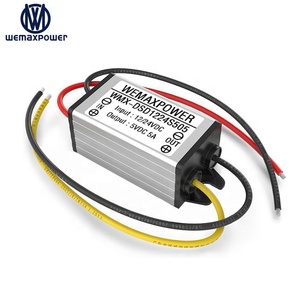 Régulateur abaisseur de tension étanche 12vdc 24vdc à 5vdc <span class=keywords><strong>5a</strong></span> <span class=keywords><strong>12v</strong></span> 24v à 5v convertisseur buck - Product Image 3