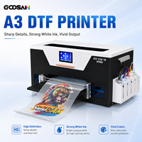 Imprimante à encre pigmentée DTF A3 Xp600 5 couleurs Bon prix Rouleau de 30 cm Machine d'impression DTF pour t-shirt pour les petites entreprises