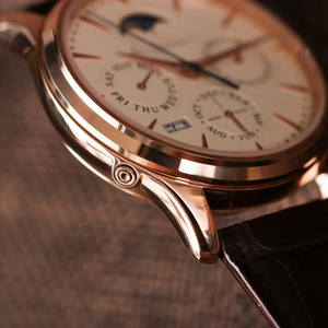 Montre-bracelet mécanique pour homme de qualité supérieure, best-seller, classique, calendrier perpétuel, phases de lune, pour les affaires - Product Image 3