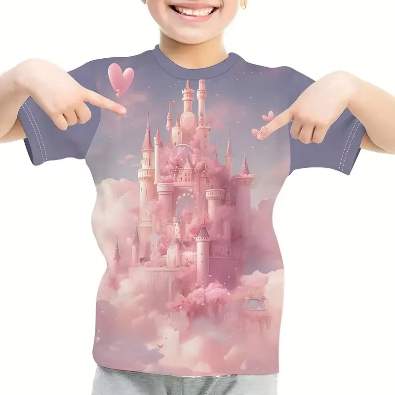 Girls Summer Short Sleeved T shirt
