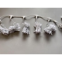Blanc léger extérieur de rideau d'IP65 2*7m avec le désherbage décoratif de Noël d'instantané blanc connectable