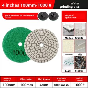 Haute qualité Hotsale 4 pouces tampons de polissage granit meulage disque de polissage résine Bond tampons de polissage - Product Image 5