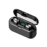 Écouteurs sans fil Bluetooth f9 TWS 5.0, oreillettes avec charge de 2000mAh, casque de jeu de sport, affichage LED, nouveau
