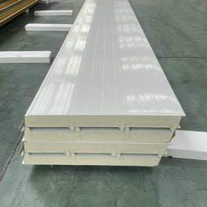 Chống cháy PU cách điện Tấm bánh sandwich siding tấm Tường bên ngoài với 50/75mm cách nhiệt Roof <span class=keywords><strong>Panel</strong></span> cho tường phòng lạnh - Product Image 2
