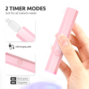 UV Led Gel Nail đèn móng tay máy sấy đánh bóng ánh sáng làm móng tay nhanh khô nhanh chóng chữa đèn có thể sạc lại nhà Salon 365nm UV đèn Pin - Product Image 2
