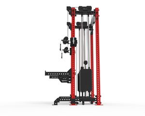 חם מכירה רב פונקציונלי מתלה כוח כלוב סקוואט לעמוד עם למשוך את הבר ואת משקל אחסון משקל לחדר כושר ביתי - Product Image 6