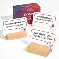 Cartes de relation biodégradables, questions de conversation pour les couples, jeu de cartes de langage d'amour