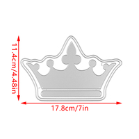 AAGU nuovo taglio metallo muore stampo Scrapbooking taglio Die cartoncino invito corona artigianale carta Scrapbooking taglio Die