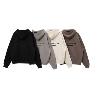 Hot Sale Essentialss Hoodie Cotton Street American Style Designer <strong>Clothes</strong> <strong>Men</strong> Double Stitch Hoodies Fleece Jacket for <strong>Men</strong> - Product Image 1