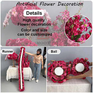 Boules <span class=keywords><strong>de</strong></span> <span class=keywords><strong>fleur</strong></span> d'orchidée rose rose vif personnalisées flottant <span class=keywords><strong>sur</strong></span> <span class=keywords><strong>l</strong></span>'<span class=keywords><strong>eau</strong></span> pour la décoration <span class=keywords><strong>de</strong></span> mariage - Product Image 2