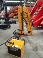 Mini grue à télécommande 12V 24V, grue de ramassage, petite grue hydraulique, vente en Russie