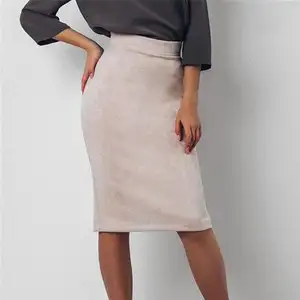 Woman plus size high waisted pencil skirt highstreet style