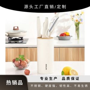 Couteau de cuisine Deslon en acier inoxydable, lame polie de 8 à 9,9 pouces, bord droit, pour couper les légumes et les fruits - Product Image 5