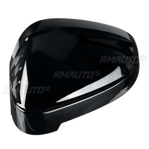 2 Piezas de Cubiertas para Espejos Retrovisores Laterales Negros para Audi A4 B9 S4 A5 S5 RS5 2017 2018 2019 2020, Negro Brillante/Fibra de Carbono - Product Image 6