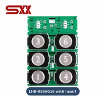 Bouton de commande de cabine d'ascenseur LHB-055AG11/LHB-056AG16 pour interrupteur d'ouverture/fermeture de porte d'ascenseur, pièces de rechange pour ascenseur