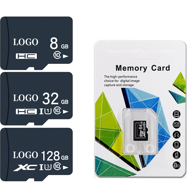 Factory Direct Bulk 2GB 4GB 8GB 16GB 32GB 64GB 128GB Class 10 TF SD Memory Card Low Price High Capacity