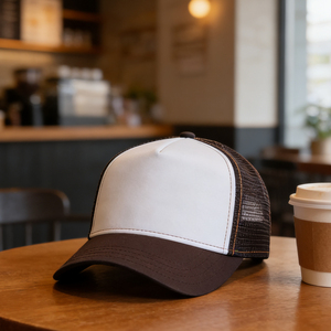 5-Panel Mesh Back Canvas Trucker <b>Hat</b> Adjustable Lightweight Breathable Unisex <b>Summer</b> Sun <b>Hat</b> for Outdoor Sports - Product Image 6
