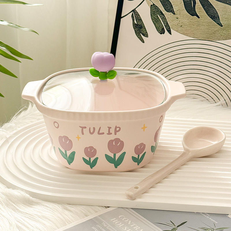 สีม่วงกับช้อน