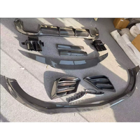 Kit bodi kualitas tinggi untuk mercedes-benz s-class W223 Diffuser, suku cadang mobil serat karbon Tuyere Auto bibir depan gaya B Upgrade