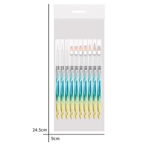 10Pcs Nail Art Pen Thin Tip for Drawing Lines Flowers Patterns DIY Nail Art Detail Paint Pen Manicure Painting <b>Brush</b> Supplies - Product Image 2