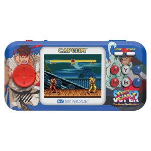 Consola de bolsillo RETRO GAMES Super Street Fighter II Pocket Player Pro DGUNL 4187 - Product Image 1