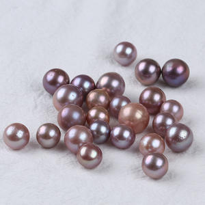 Collier de perles de rose d'eau douce naturelles de 10 à 12 mm, perles blanches irrégulières baroques semi-finies, bijoux faits à la main en DIY - Product Image 3