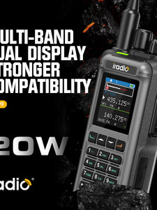 Walkie-talkie ID-UV99 Iradio de 15W de alta potencia, con un solo botón, contrafrecuencia, para exteriores, versión en inglés L825 - Product Image 3