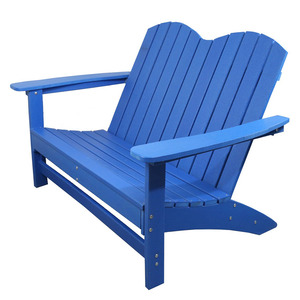 Wholesale HY HC-F002 Outdoor Furniture <strong>Garden</strong> Bench HDPE Double Modern <strong>Love</strong> <strong>Seat</strong> - Product Image 2