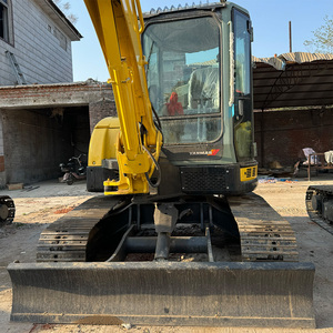 Mini-excavatrice d'occasion YANMAR 55 du Japon, petite mini-excavatrice de 5,5 tonnes, modèle VIO55-6, matériel de terrassement, excavatrice d'occasion en stock - Product Image 5